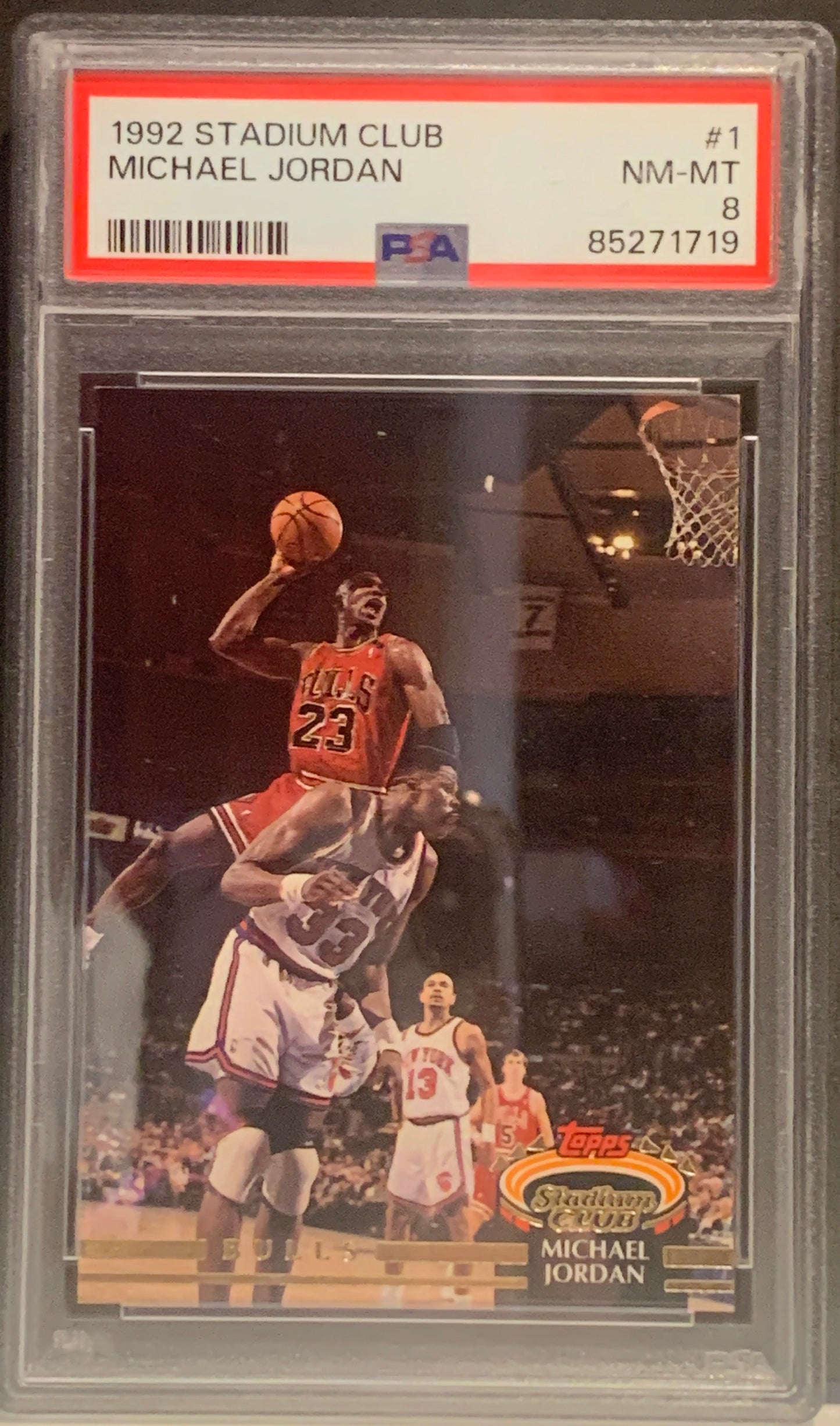 1992 STADIUM CLUB MICHAEL JORDAN NM-MINT 8