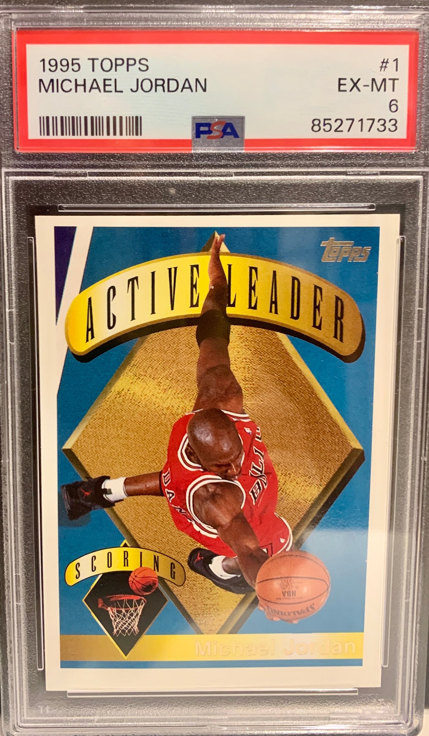 1995 TOPPS MICHAEL JORDAN POWER BOOSTERS #1 MINT 9