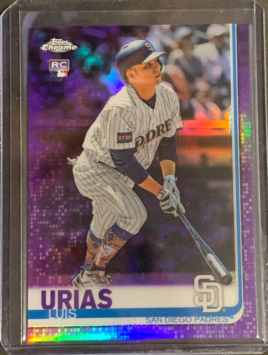 2019 TOPPS CHROME LUIS URIAS 103/299