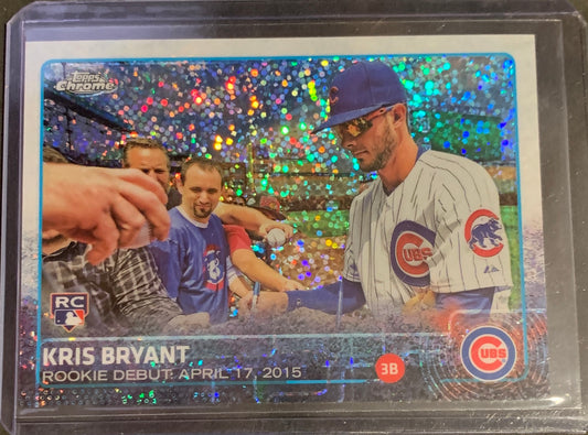 2015 TOPPS CHROME KRIS BRYANT #US283