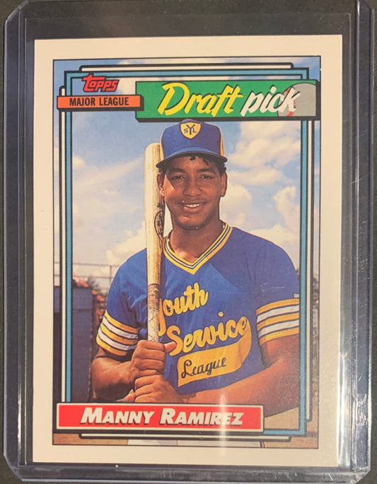 1992 TOPPS DRAFT PICK MANNY RAMIREZ #156