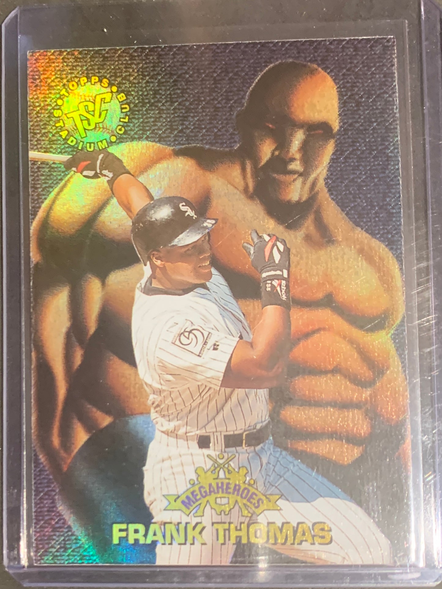 1996 TOPPS STADIUM CLUB MEGAHEROES FRANK THOMAS MH1