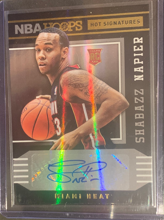 2014-15 PANINI HOOPS HOT SIGNATURES SHABAZZ NAPIER #87