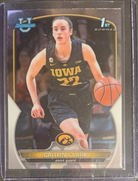 2023 TOPPS 1ST BOWMAN CAITLIN CLARK IOWA #50