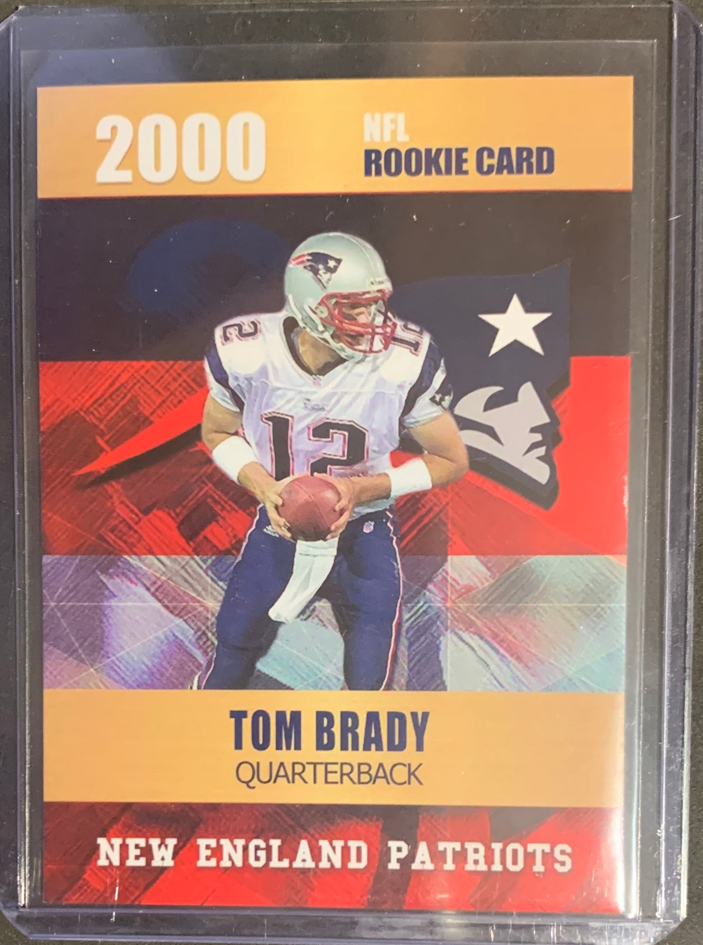 TOM BRADY 2000 NFL ROOKIE CARD