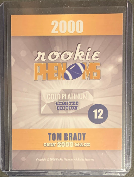 TOM BRADY 2000 NFL ROOKIE CARD