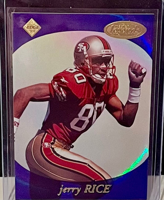 1998 COLLECTORS EDGE JERRY RICE MASTER LEGENDS ML25