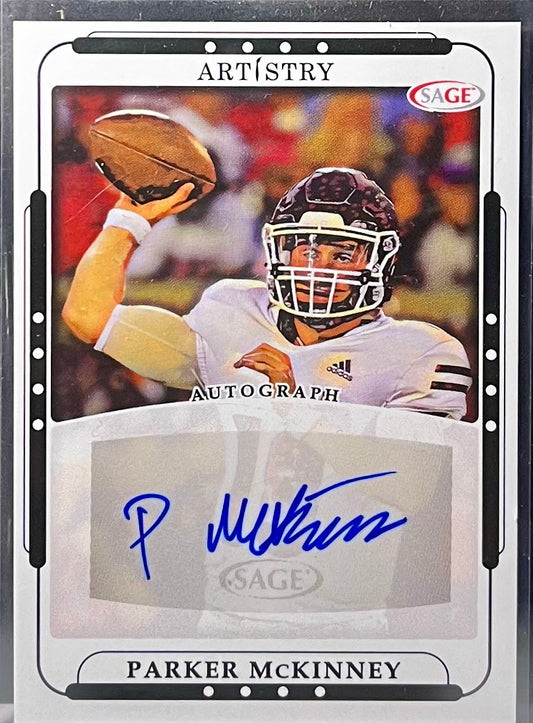 2023 SAGE COLLECTIBLES PARKER MCKINNEY AUTOGRAPH ARTISTRY