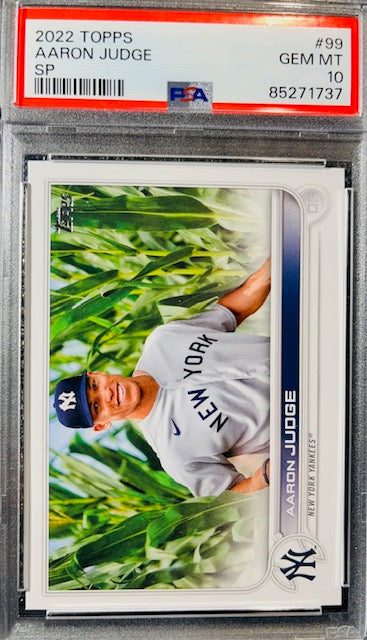 2022 TOPPS AARON JUDGE SP #99 PSA GEM MINT 10