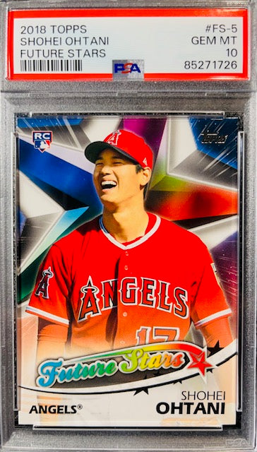 2018 TOPPS SHOHEI OHTANI FUTURE STARS #FS-5 PSA GEM MINT 10